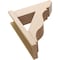 Ekena Millwork 8-in W x 24-in D x 28-in H Funston Slat Rough Cedar Woodgrain TimberThane Outlooker, Primed Tan OUTUR080X24X28FST24RCPR - alternate 3